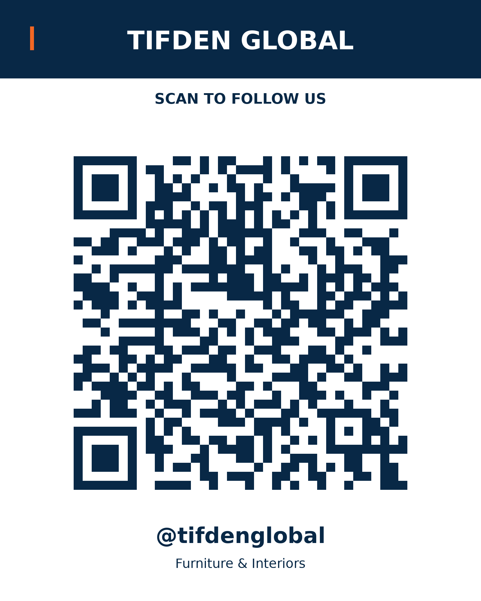 Scan to open Tifden Global on Instagram